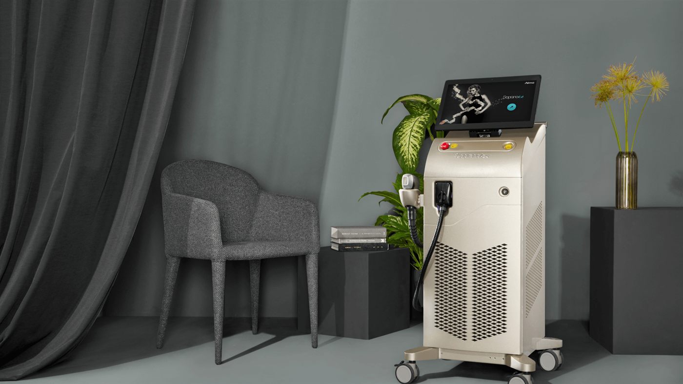 Advanced laser hair removal machine at our Mississauga med spa
